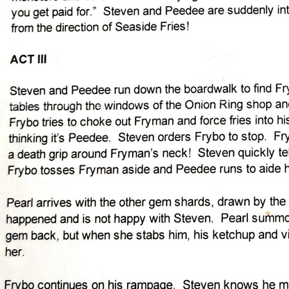 SU Frybo: Original Outline with Notes (signed)