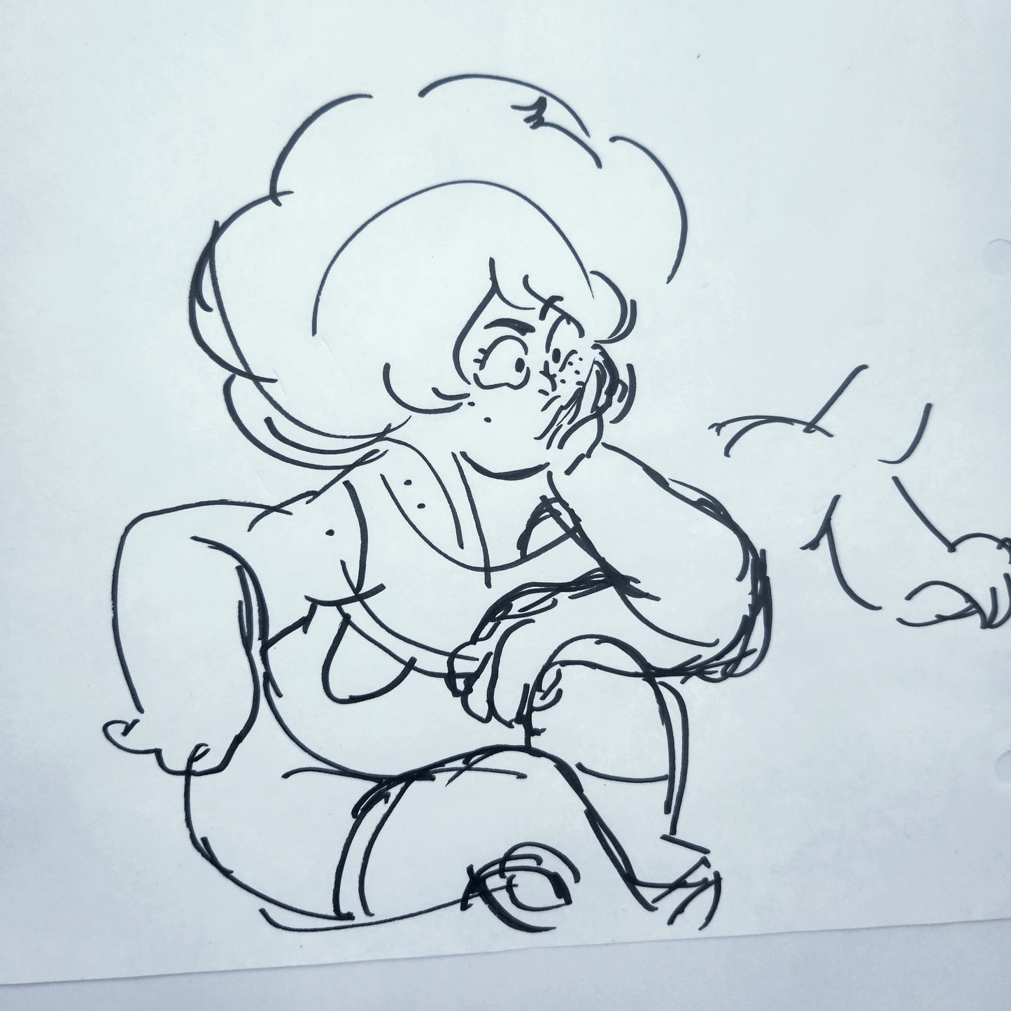 Steven Universe "Origins of Smokey Quartz No. 2" Original Design/Concept Art by Rebecca Sugar
