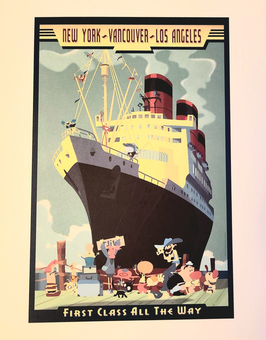 Ed Edd n Eddy: "Vancouver" Passport CN Studio Exclusive HUGE poster