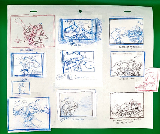 Ed Edd n Eddy: "Fistful of Ed REV No. 5" ALT/CUT Thumbnail Panels by Raven Molisee