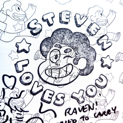 SU "The Answer" REBECCA SUGAR signed/Inscribed Crew Copy