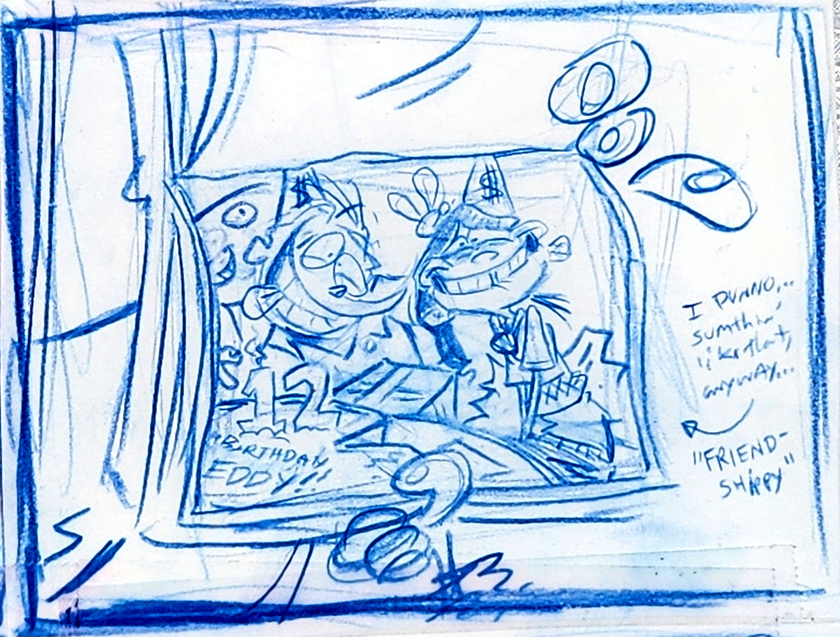 Ed Edd n Eddy: "Fistful of Ed: Cafeteria Taunts No. 5" ALT/CUT Thumbnail Panel Page by Raven Molisee