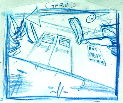 Ed Edd n Eddy: "Fistful of Ed REV No. 1" ALT/CUT Thumbnail Panels by Raven Molisee