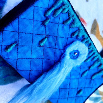 Sculpted "MONSTER" Purse w/Embroidery & COA