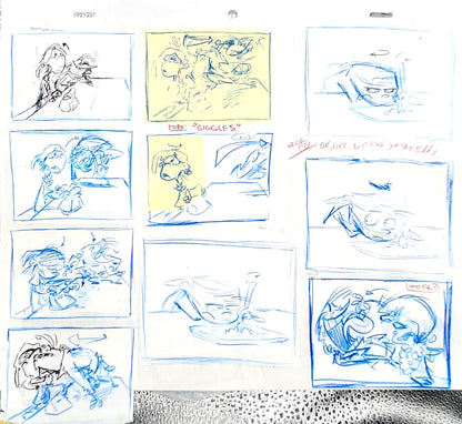 Ed Edd n Eddy: "Fistful of Ed: Cafeteria Taunts No. 2" ALT/CUT Thumbnail Panel Page by Raven Molisee