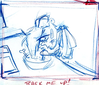 Ed Edd n Eddy: "Fistful of Ed: Cafeteria Taunts No. 4" ALT/CUT Thumbnail Panel Page by Raven Molisee
