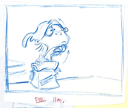 Ed Edd n Eddy: "Fistful of Ed: Cafeteria Taunts No. 6" ALT/CUT Thumbnail Panel Page by Raven Molisee