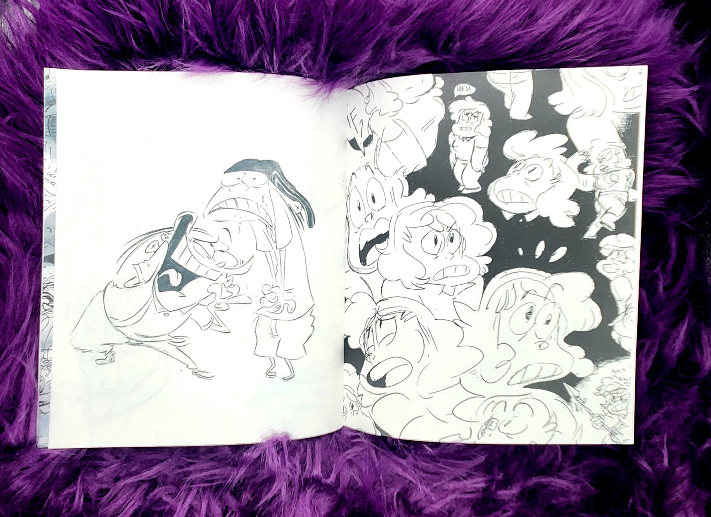 The PlantasmaFloria Art Zine #001 - Ed Edd n Eddy & Steven Universe Production Drawings