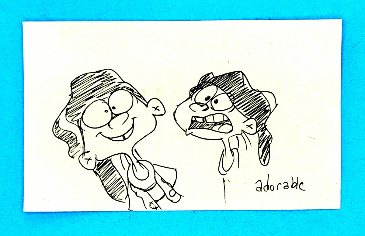 Ed Edd n Eddy: "Baby Dee" Ink Drawing By Sabrina Alberghetti