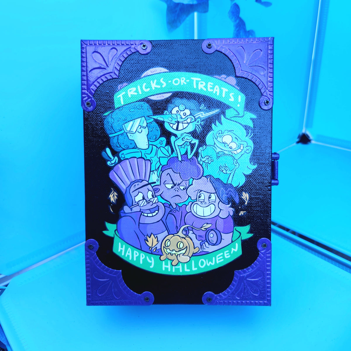 Halloween "Tricks-Or-Treats!" Ed Edd n Eddy Meets Steven Universe" Art Box #2 - Purple Nightmare