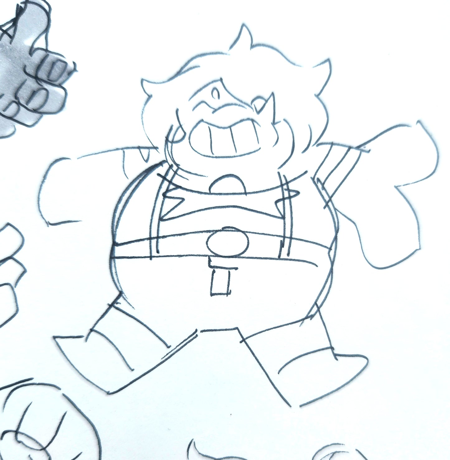 Steven Universe "Origins of Smokey Quartz No. 1" Original Design/Concept Art by Rebecca Sugar