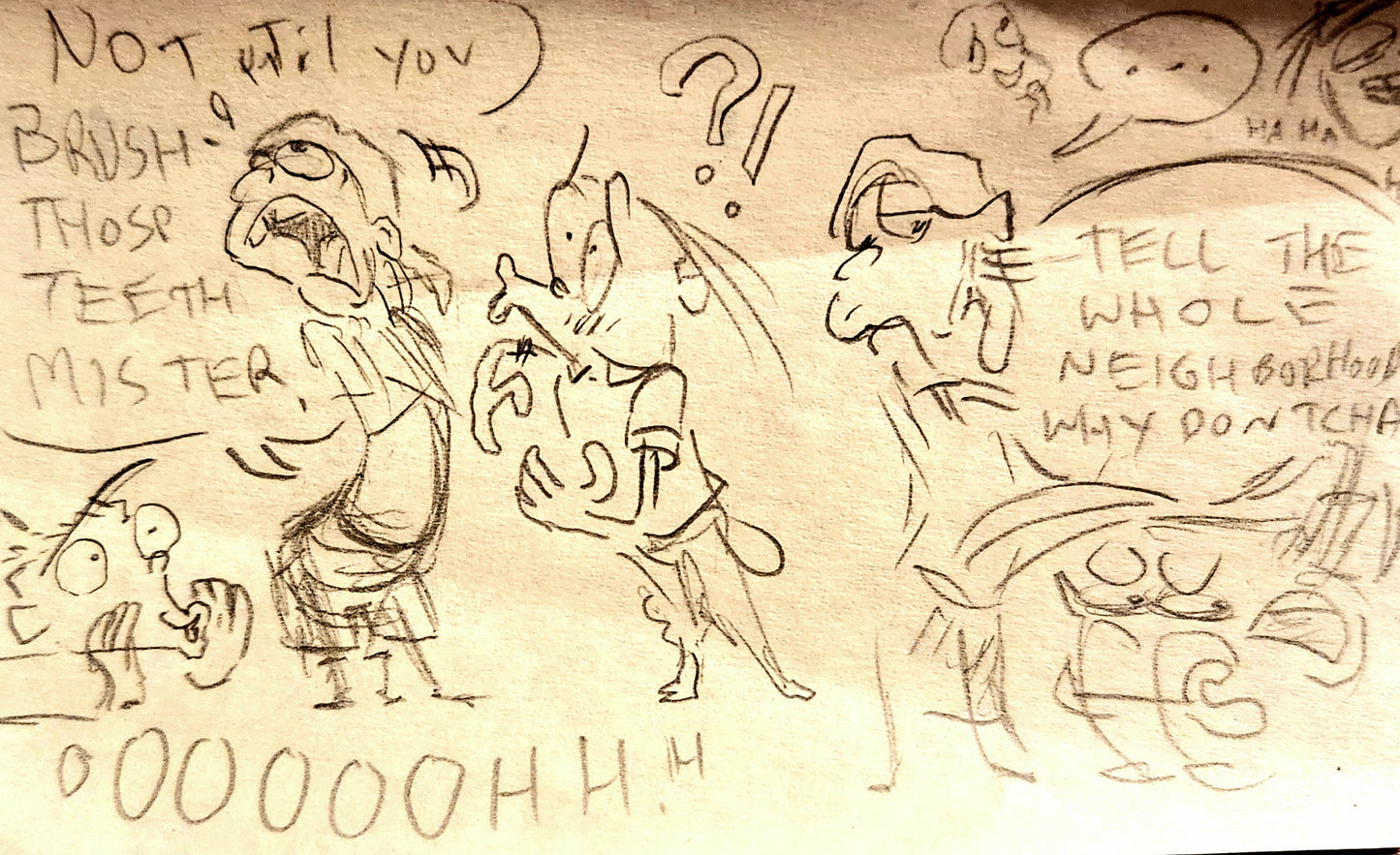 DAILY DOODLES #012: "Not In Public" EEnE
