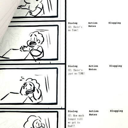 SU - Adventures In Light Distortion: Rough Storyboards (18 pages)