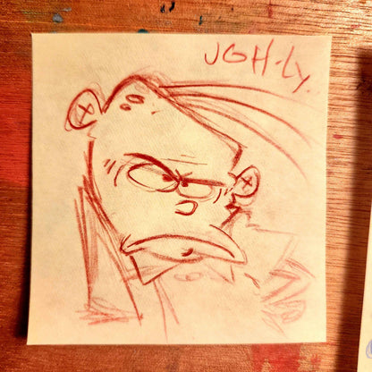 EEnE: "Reddy Eddy" - Red Pencil Sticky Note