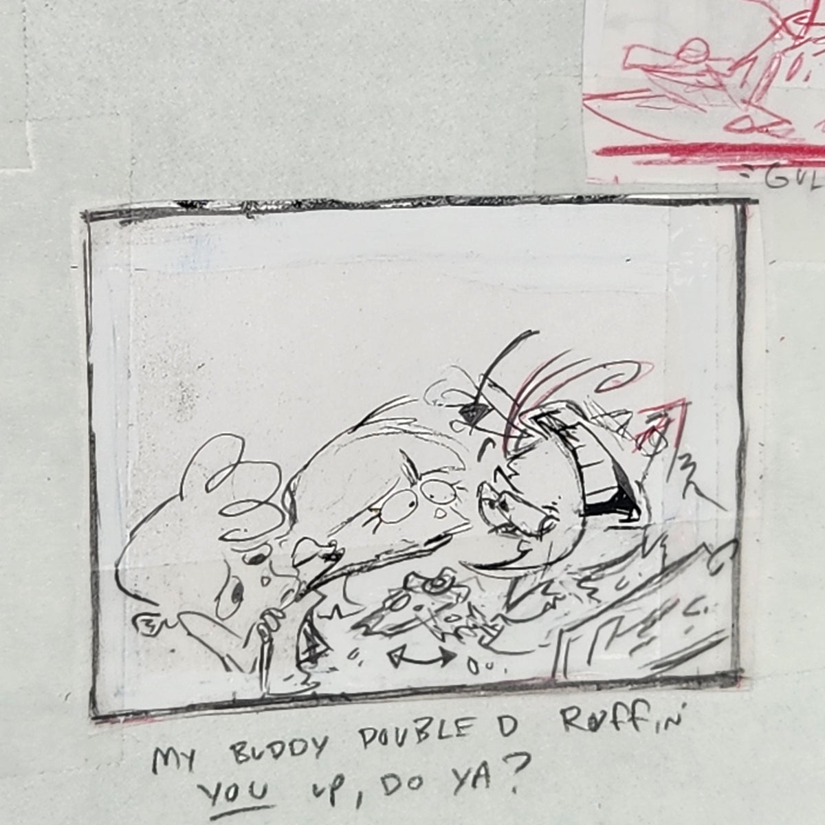 Ed Edd n Eddy: "Fistful of Ed REV No. 5" ALT/CUT Thumbnail Panels by Raven Molisee