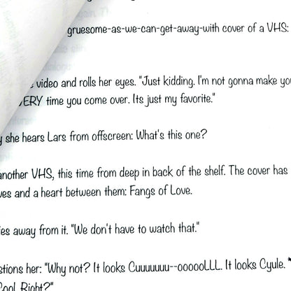 SU - Signed Original Production WRITING Pages- The New Lars (14 pages)