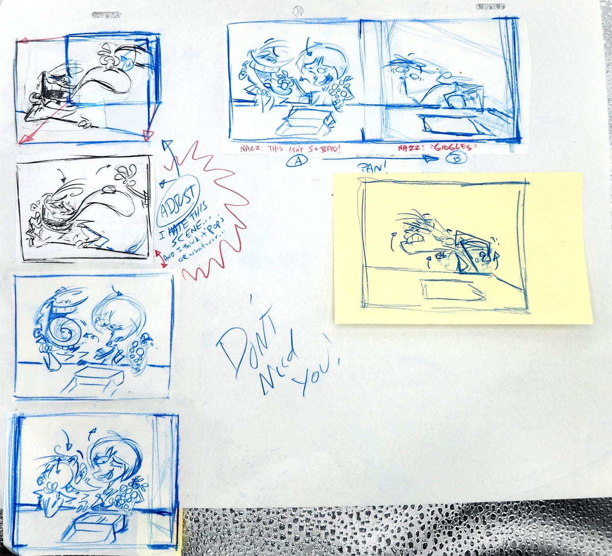 Ed Edd n Eddy: "Fistful of Ed: Cafeteria Taunts No. 3" ALT/CUT Thumbnail Panel Page by Raven Molisee