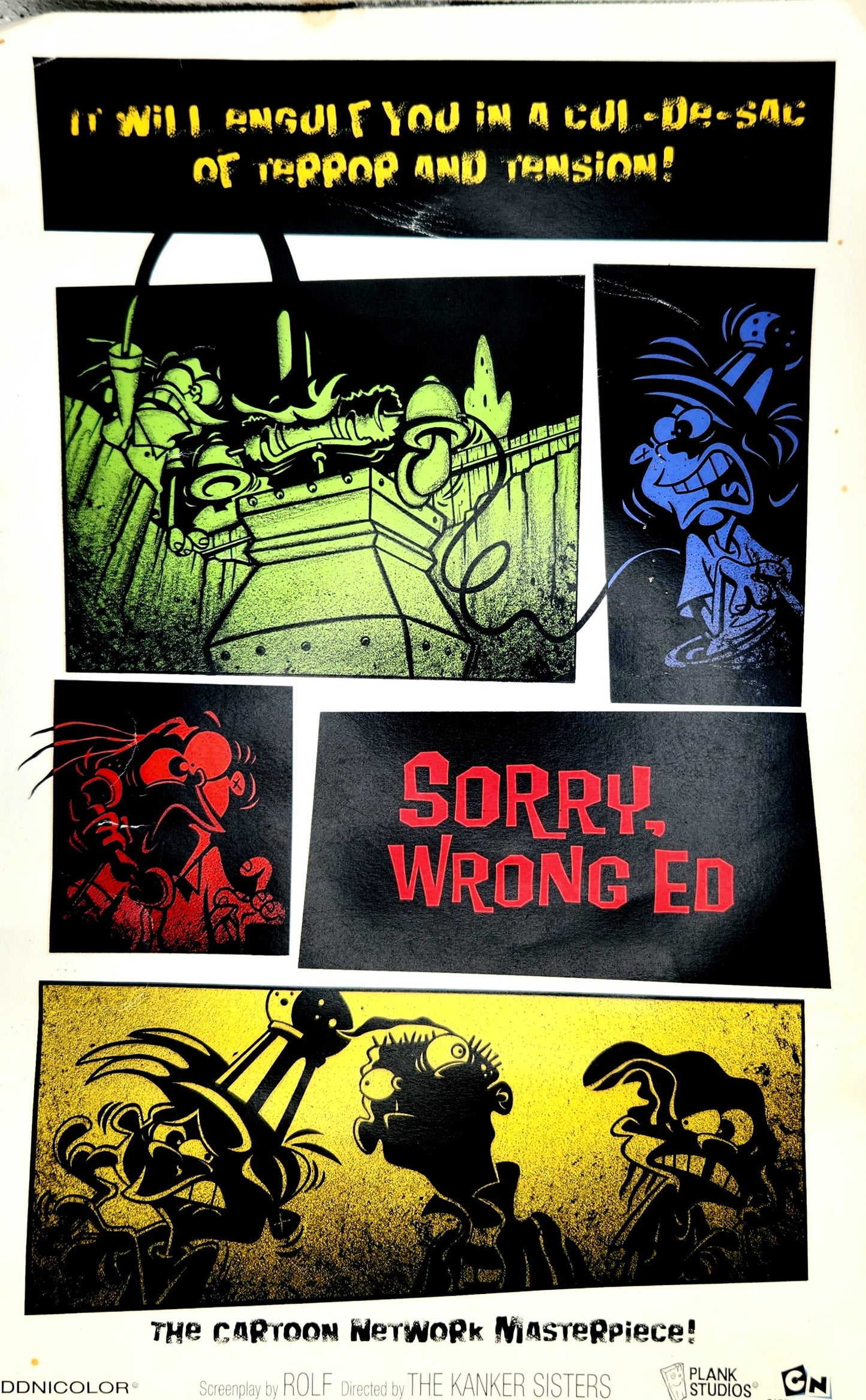 Ed Edd n Eddy: "Sorry, Wrong Ed" 2005 Cartoon Network Exclusive Calendar Page
