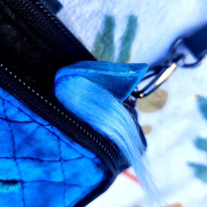Sculpted "MONSTER" Purse w/Embroidery & COA