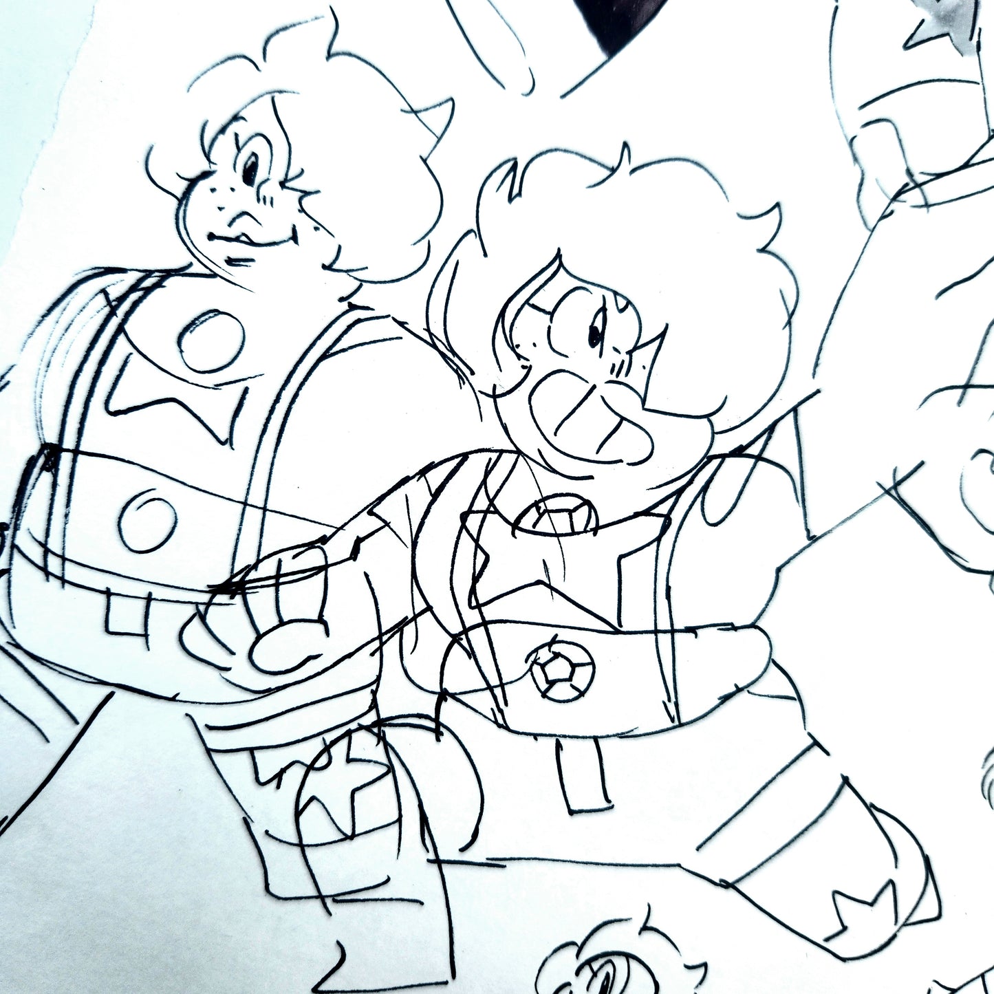 Steven Universe "Origins of Smokey Quartz No. 1" Original Design/Concept Art by Rebecca Sugar