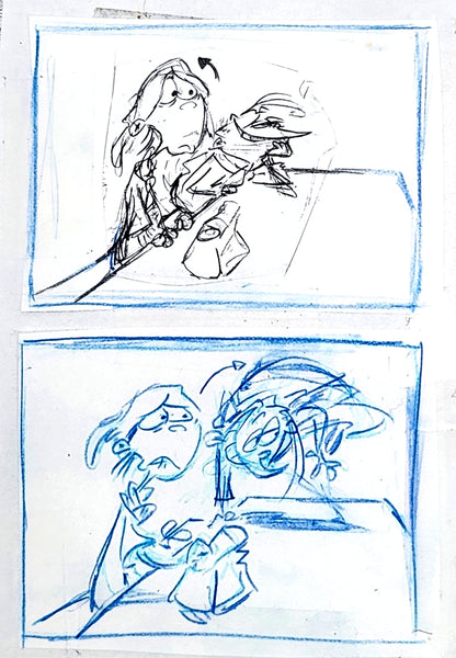 Ed Edd n Eddy: "Fistful of Ed: Cafeteria Taunts No. 2" ALT/CUT Thumbnail Panel Page by Raven Molisee