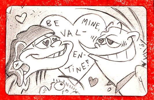 Valentine's Day Card - Eddy & Double Dee