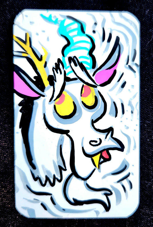 MLP:FIM Discord — Original Acrylic Mini Painting (Signed)