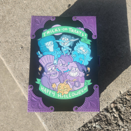 Halloween "Tricks-Or-Treats!" Ed Edd n Eddy Meets Steven Universe" Art Box #2 - Purple Nightmare