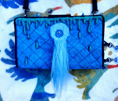 Sculpted "MONSTER" Purse w/Embroidery & COA