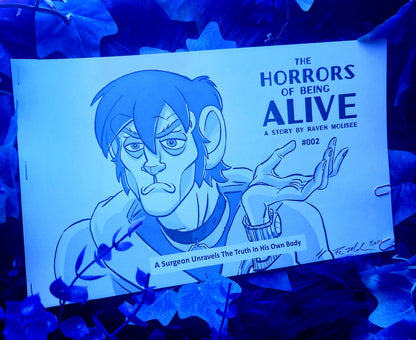 "The Horrors of Being Alive" Zine #002 — A Surgeon Unravels the Truth in His Own Body