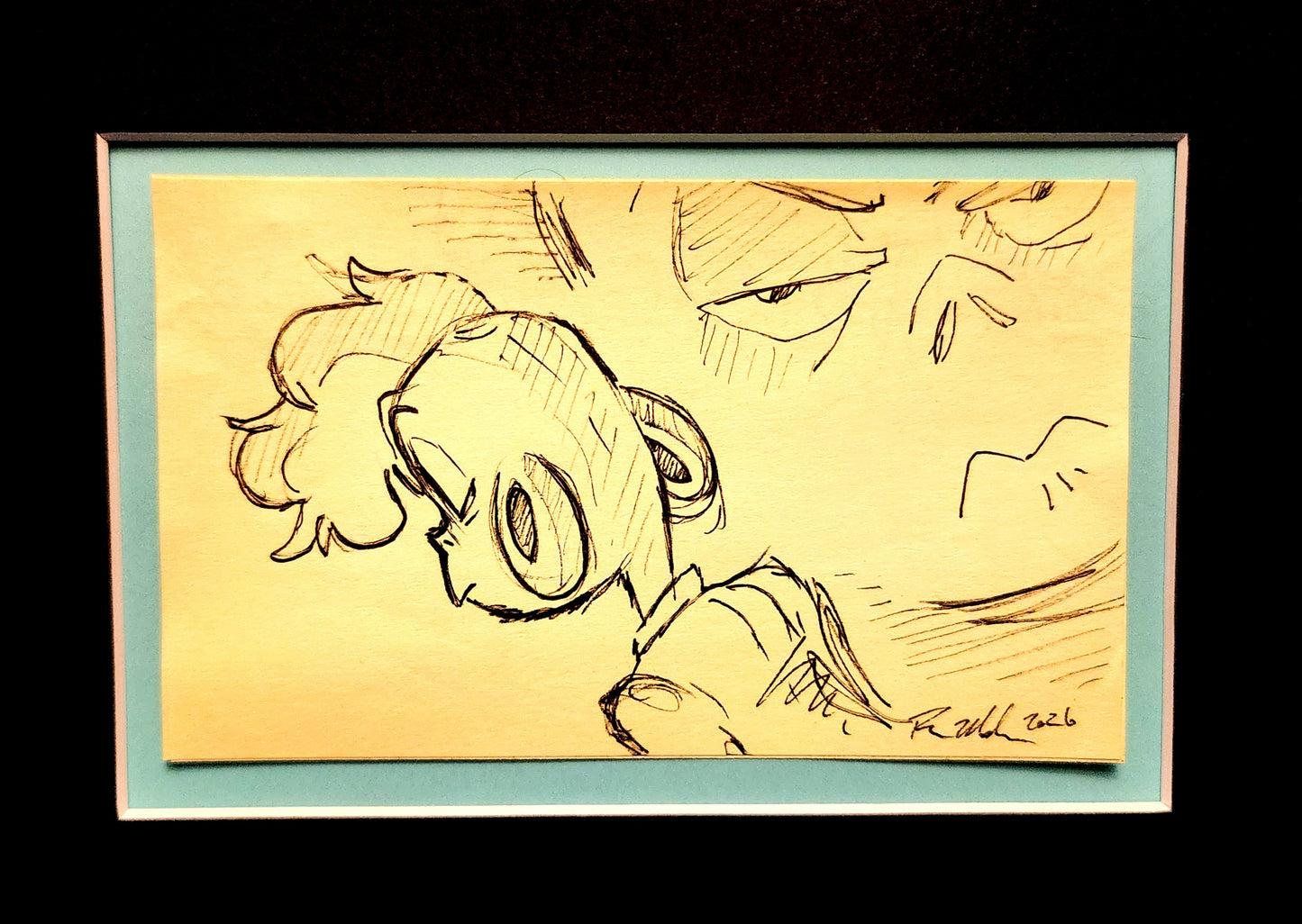 SU "Nobody Cares What Lars Thinks" Ink Drawing w/COA