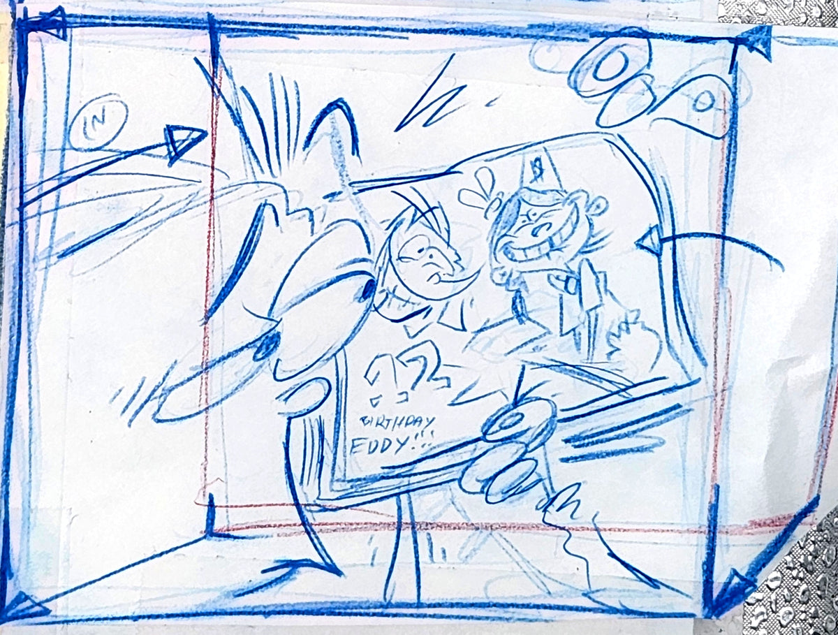 Ed Edd n Eddy: "Fistful of Ed: Cafeteria Taunts No. 5" ALT/CUT Thumbnail Panel Page by Raven Molisee