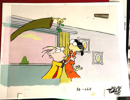 Ed Edd n Eddy: "Fa La La La Ed" Authentic Animation Cel w/COA