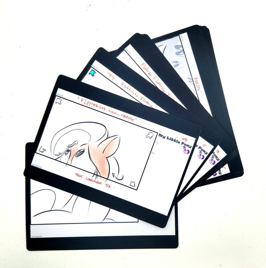 “Eyes of the Storm” — Storyboard Flip Set (Signed, Edition of 25)
My Little Pony: Friendship Is Magic