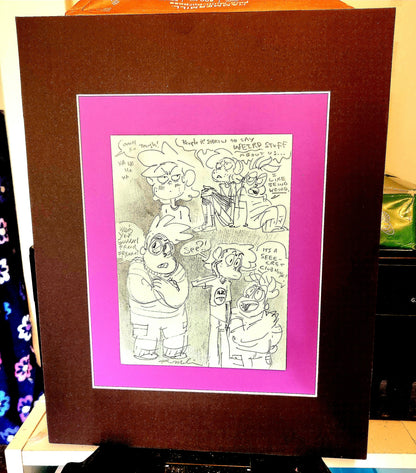 Steven Universe – Horror Club "Lonely Weirdos" Production Drawing (Lars & Ronaldo, 2014)