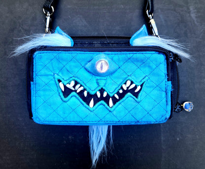Sculpted "MONSTER" Purse w/Embroidery & COA