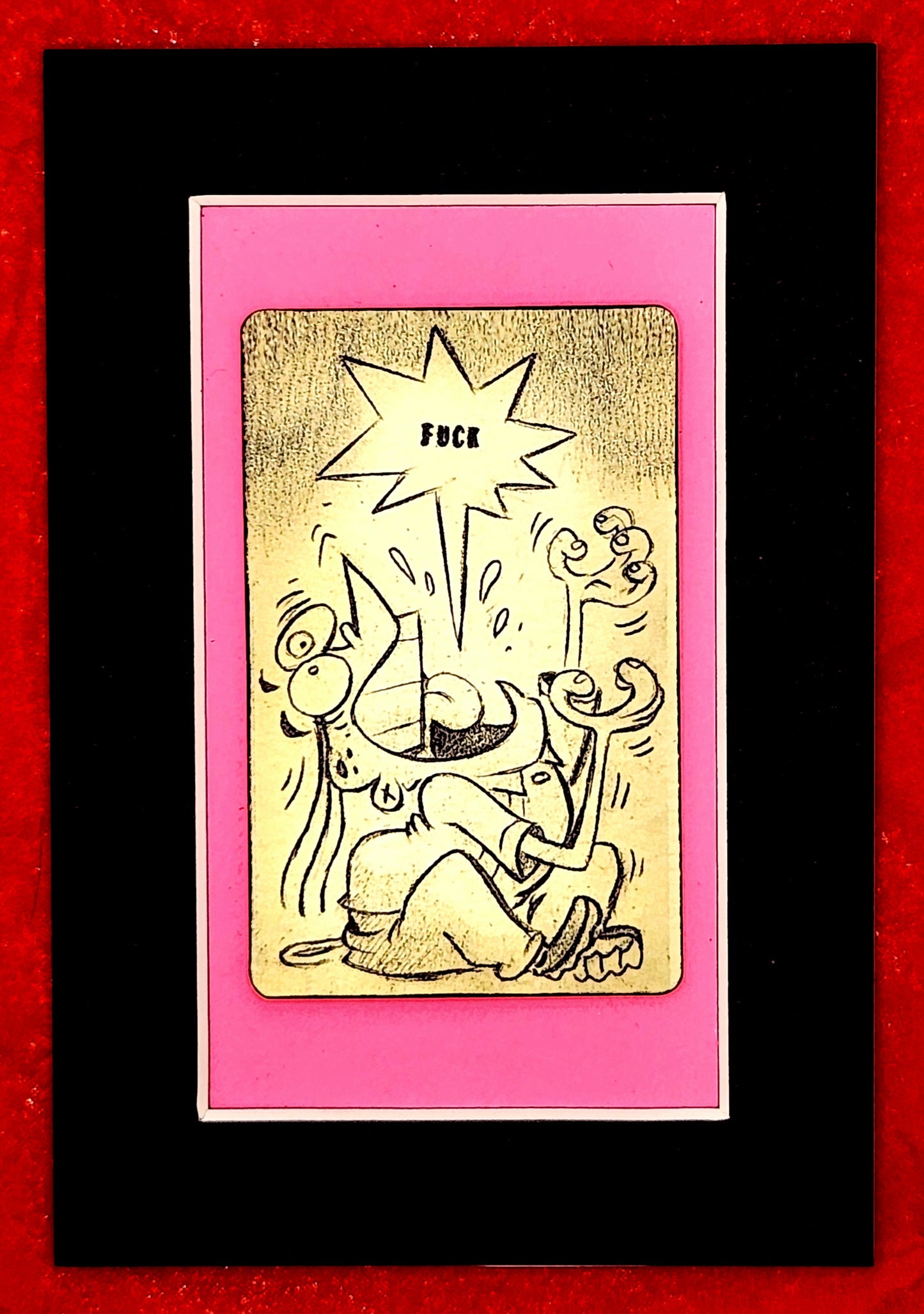 Mini Art Card Prints: "FUCK! Set of 3 - EEnE