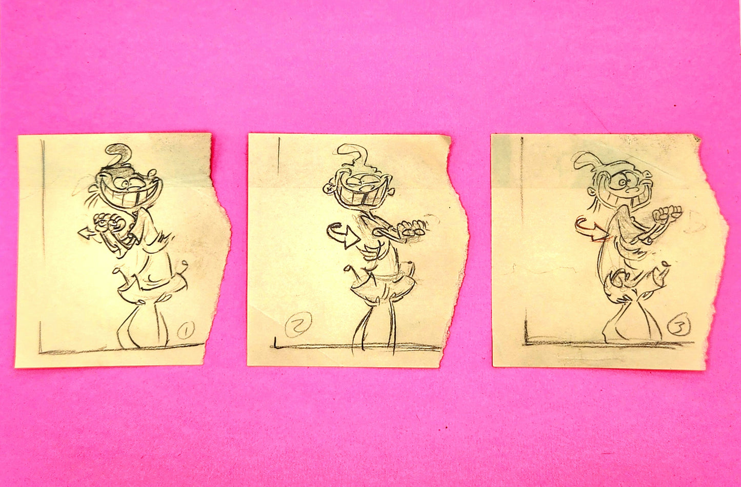 EEnE: "Dancing Dee" Original Storyboard Source Drawings - Big Picture Show